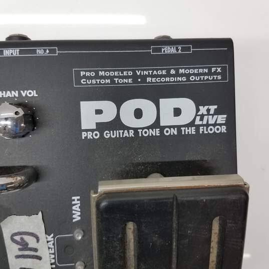 Line 6 POD XT Live Floorboard Guitar Multi-Effects no power supply image number 2