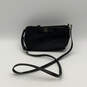 Womens Black Leather Adjustable Strap Inner Pocket Crossbody Bag Purse image number 1