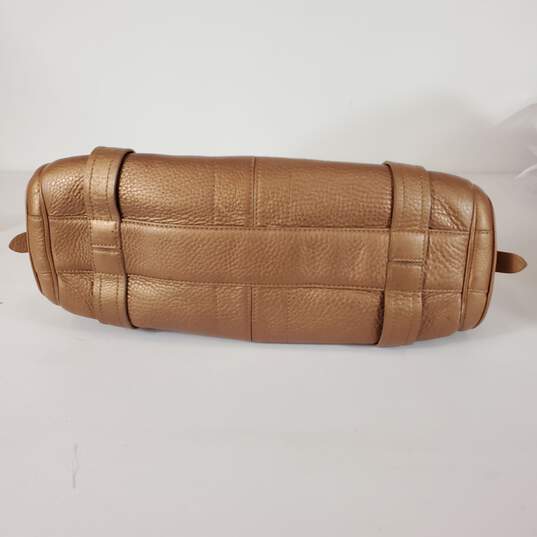 Cole Haan Metallic Brown Village Leather Shoulder Bag image number 7