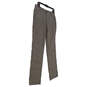 NWT Womens Gray Flat Front Straight Leg Casual Chino Pants Size 6 image number 3