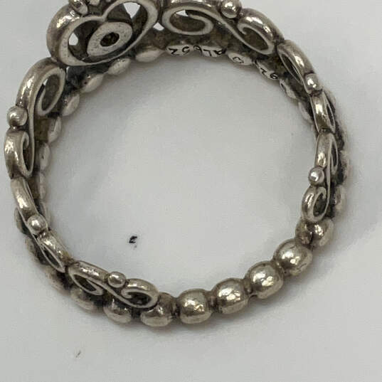 Designer Pandora 925 ALE Sterling Silver Cubic Zirconia Tiara Crown Ring image number 4