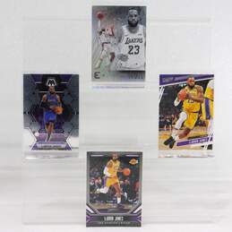 4 LeBron James Basketball Cards Los Angeles Lakers