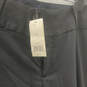 NWT Womens Black Flat Front Pockets Straight Leg Dress Pants Size 10 image number 4