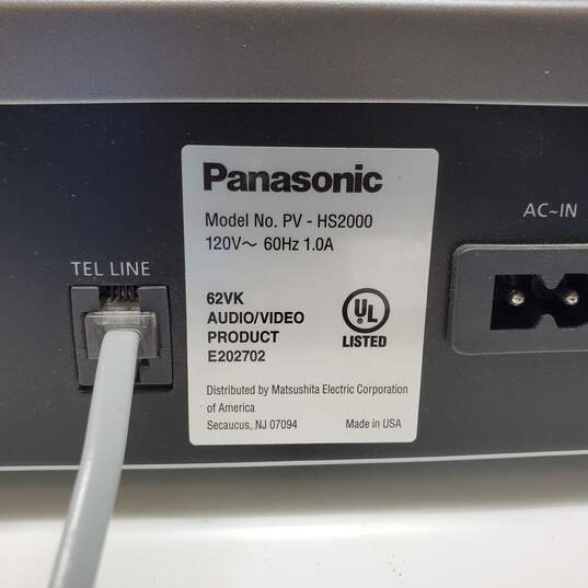 Panasonic Showstopper PV-HS2000 Recorder image number 3