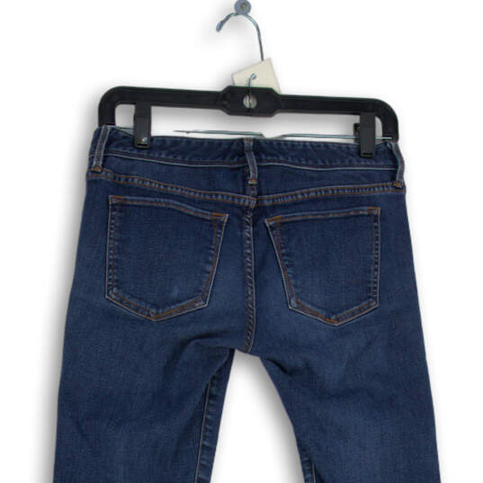 Womens Blue Denim Medium Wash 5-Pocket Design Bootcut Jeans Size 26 image number 4