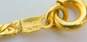 14K Yellow Gold Herringbone Chain Necklace 2.3g image number 4