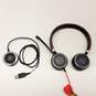 Jabra Evolve 40 HSC017 ENC010 | Noise Cancelling Stereo On The Ear Wired Headset with Soft Case image number 1