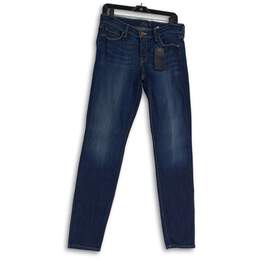 NWT Lucky Brand Mens Blue Denim Medium Wash Skinny Leg Jeans Size 30