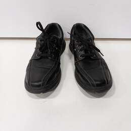 Men's Orthopedic Black Leather Dress Shoes Size 12M