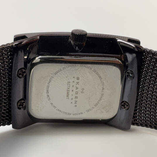 Designer Skagen Brown Dial Stainless Steel Mesh Strap Analog Wristwatch image number 4