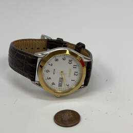 Designer Seiko Gold-Tone Round Dial Adjustable Strap Analog Wristwatch alternative image