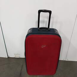 Leeholdel Firm Side Handled 2-Wheel Rolling Luggage Bag