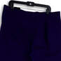 Womens Blue Flat Front Slash Pocket Straight Leg Ankle Pants Size 20 image number 4