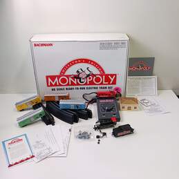 Bachmann Monopoly HO Scale Train Set w/Track, Accessories and Box