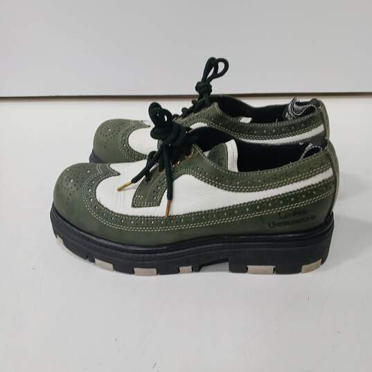 London Underground Women's Green/White/Black Creeper Sneakers Size 10M image number 3