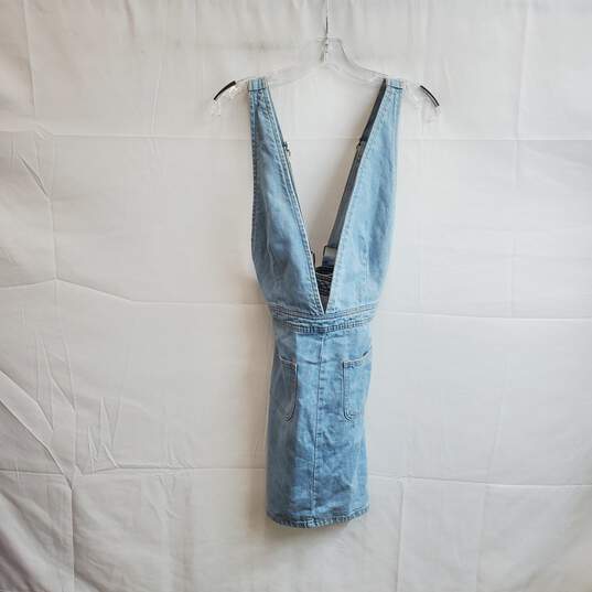 BDG Light Blue Cotton Skirt Overalls WM Size 8 NWT image number 1