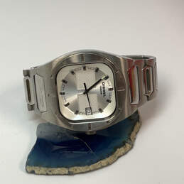 Designer Diesel DZ-4116 Silver-Tone Stainless Steel Analog Wristwatch