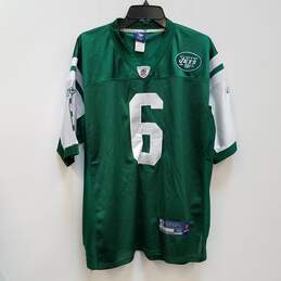 Mens Green New York Jets Mark Sanchez #6 Football NFL Jersey Size 48