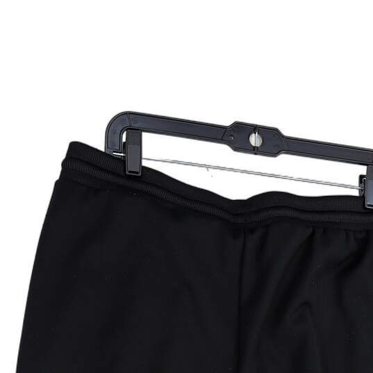 NWT Mens Black Flat Front Elastic Waist Drawstring Jogger Pants Size XL image number 3