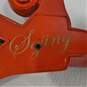 Sojing Brand 4/4 Full Size Orange Electric Violin w/ Soft Case and Bow image number 10