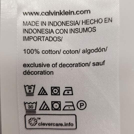 Calvin Klein Men Grey Button Up L NWT image number 5