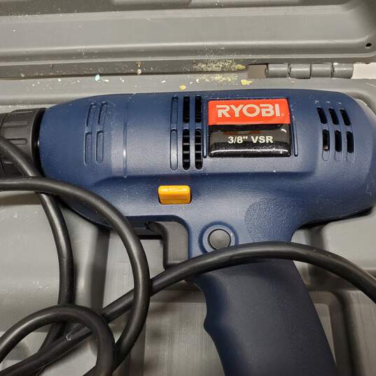 Ryobi D40 3/8" VSR Corded Drill & Hard Sided Case image number 3