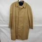 Baracuta Four Climes Men's Khaki Trench Coat Size M image number 1