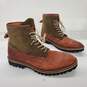 1883 by Wolverine 'Tomas' Plain Toe Brown Leather Boots Men's Size 13 image number 3
