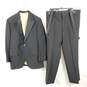 Lord West Men Black 2pc Suit Set Sz 34P image number 1