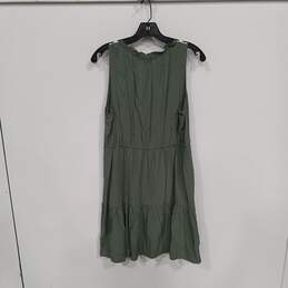 Women's Gap A-Line Forrest Green Dress Size M NWT alternative image