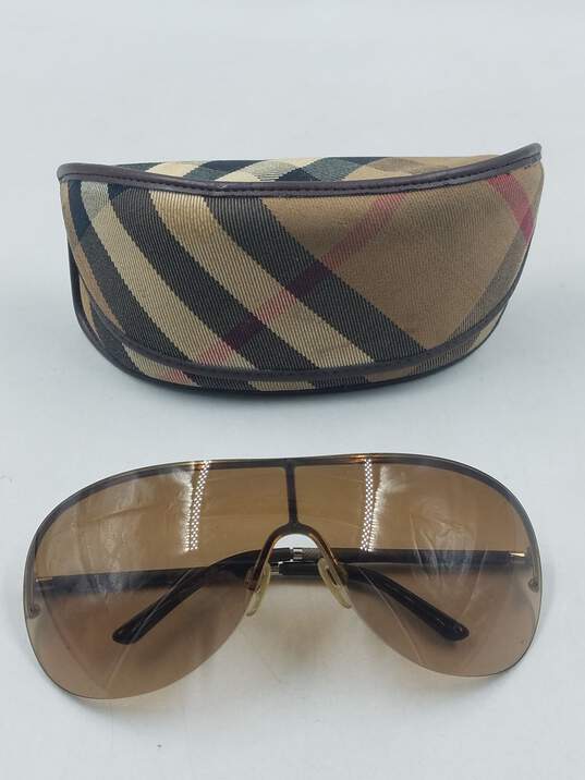 Burberry Brown Shield Sunglasses image number 1