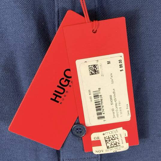 Hugo Hugo Boss Blue T-shirt - Size Medium image number 4
