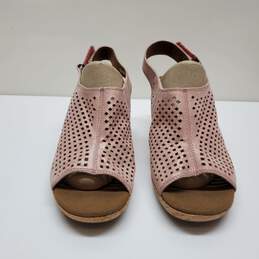 Rockport Women's Leather Slingback Wedges Sandals Comfort Shoes Sz 8.5 alternative image