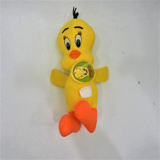 VTG 1970s-80s Mighty Star Plush Toys Pink Panther Tweety Daffy w/ Tags image number 4