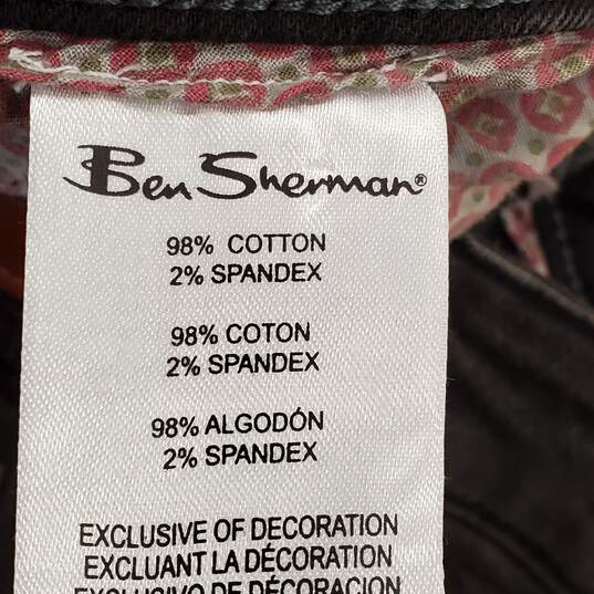 Ben Sherman Men Black Wash Skinny Jeans Sz 32 NWT image number 4