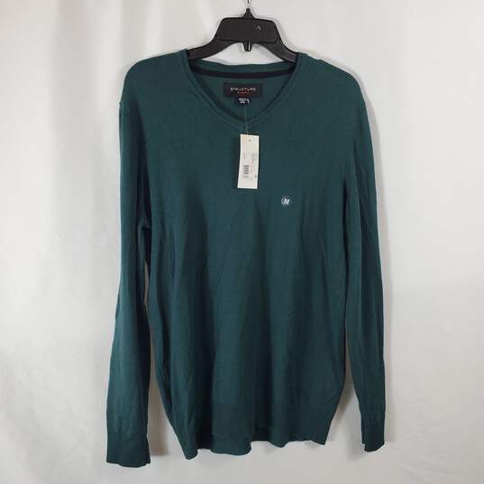 Structure Men Green Sweater Sz M NWT image number 1