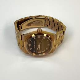 Designer Michael Kors MK-5895 Gold Tone Stainless Steel Analog Quartz Wristwatch alternative image