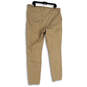 Womens Brown Flat Front Pockets Straight Leg Cargo Pants Size 33/16 image number 2