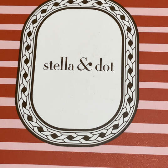 Designer Stella & Dot Gold-Tone Classic Adjustable Band Ring Set With Box image number 3