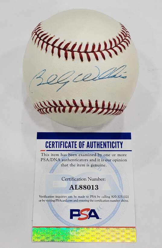 Buy the HOF Billy Williams Signed Baseball w/ PSA/DNA COA Chicago