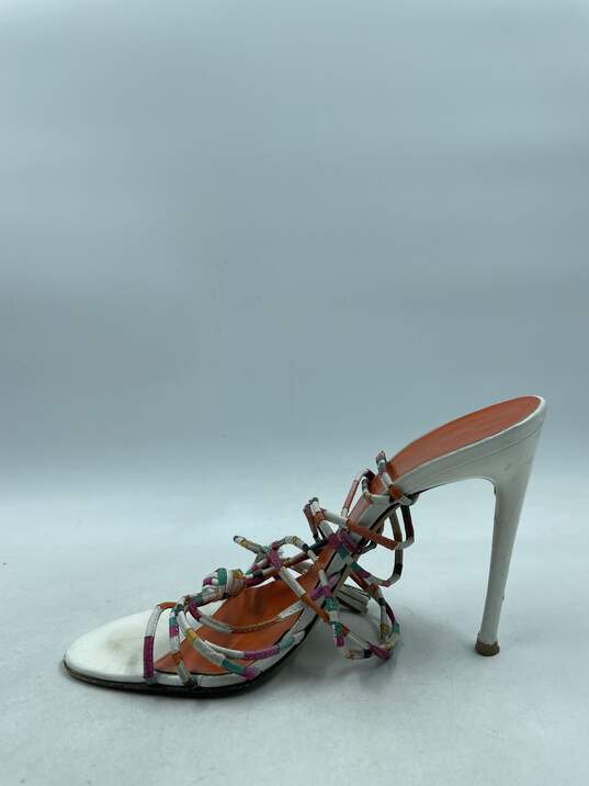 Authentic Dolce & Gabbana White Wrap Sandals W 9 image number 2