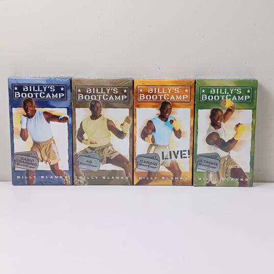 Bundle of Four Good Times Entertainment Billy's Bootcamp VHS Tapes image number 1
