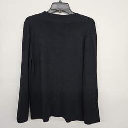 Black Long Sleeve Cardigan With Button alternative image