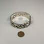 Designer Brighton Silver-Tone Love Enamel Round Shape Bangle Bracelet image number 2