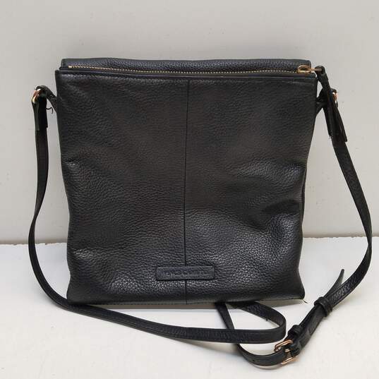 Vince Camuto Pebble Leather Crossbody Bag Black image number 2