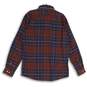 NWT Barbour Mens Navy Blue Maroon Plaid Long Sleeve Button-Down Casual Shirt L image number 2