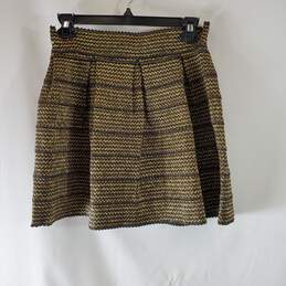 San Joy Women Gold Skirt M