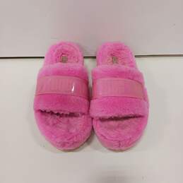 Ugg Fluffita Women's Pink Platform Sandals Size 9