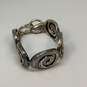 Designer Silpada 925 Sterling Silver Swirl Toggle Clasp Chain Bracelet image number 2