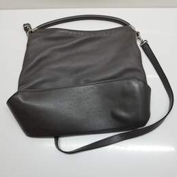 AUTHENTICATED Marc by Marc Jacobs Gray Leather Shoulder Bag alternative image